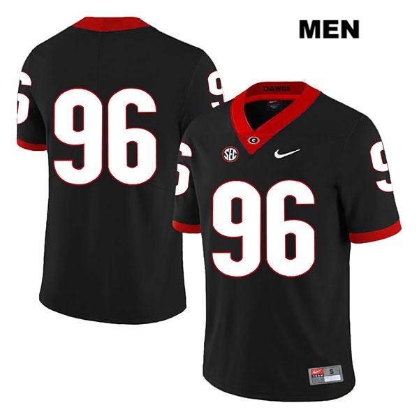 Georgia Bulldogs Men's Jack Podlesny #96 NCAA No Name Legend Authentic Black Nike Stitched College Football Jersey NNK7756HZ